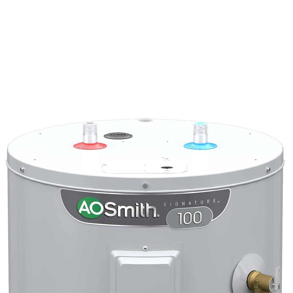 A.O. Smith Signature 100 50-Gallon Short 6-Year Limited Warranty 4500-Watt Double Element Electric Water Heater | E6-50R45DV