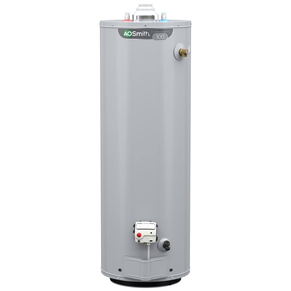 A.O. Smith Signature 100 40-Gallon Tall 6-Year Warranty 36000-BTU Liquid Propane Water Heater | G6-T4036PVR